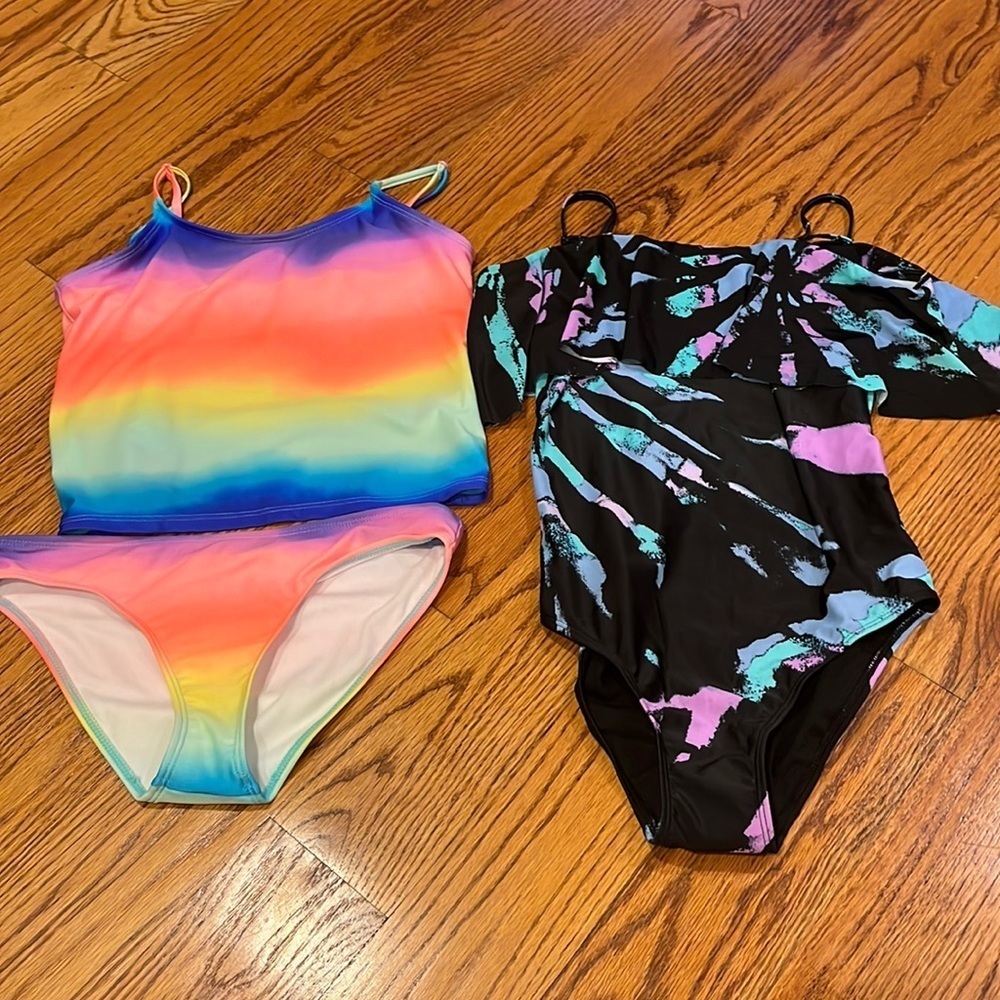 Bundle of Sugar & Jade Girl’s Bathing Suits Size L (12/14)